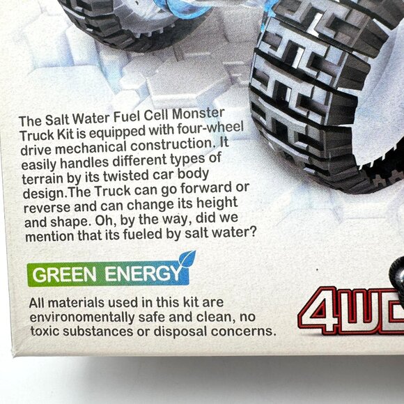 Salt Water Fuel Cell Monster Truck Kit 4WD OWI-752 DIY STEM Toy Ages 10+ Powered - Picture 10 of 12